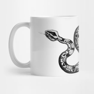 Vintage Snake Sketch Mug